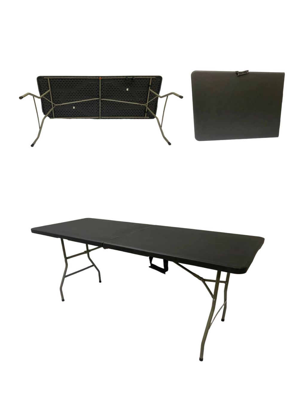 Стол складной Z180BL 180*74*74см, черный (1/1)