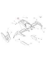 Передний пластик зеленый X2 Touring 2633843-498