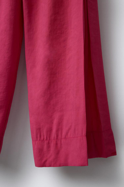 ZARA СТРУЯЩИЕСЯ БРЮКИ С БАНТИКАМИ, ФУКСИЯ