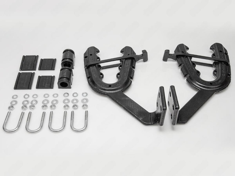 Крепление-рогатка усоверш. на багажник (комплект из 2шт), Черный