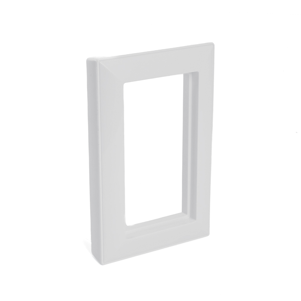 Рамка 2-местная (без перемычки), пластик, STEKKER, PFR00-7012-01, серия Катрин, белый 50050