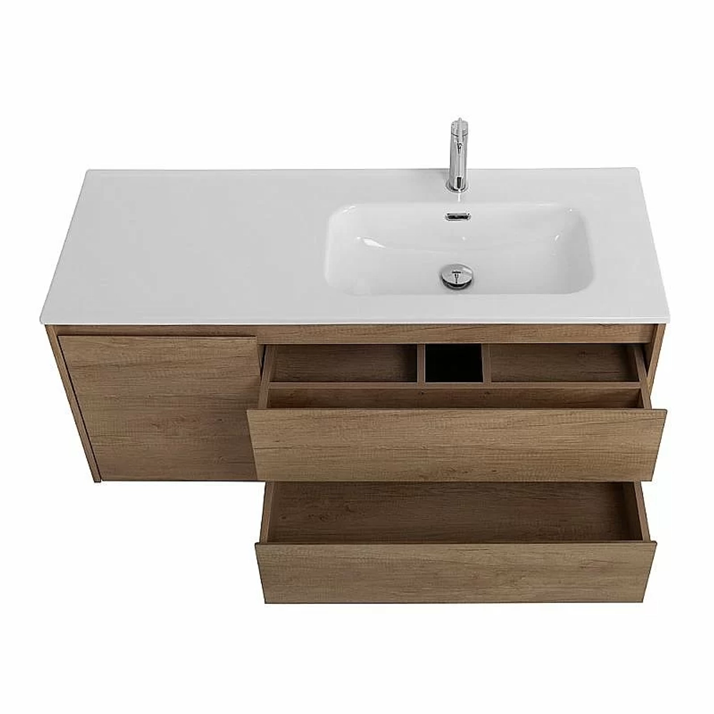 Тумба с раковиной BelBagno KRAFT 2C-1A 120 натуральный дуб небраска