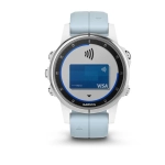 Смарт-часы Garmin Fenix 5s Plus, белый, 010-01987-23