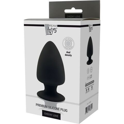 Черная анальная пробка PREMIUM SILICONE PLUG L - 13 см. (Цвет: черный)