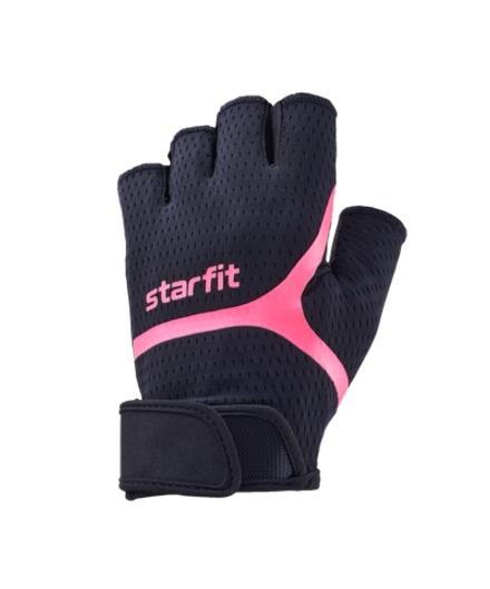 Перчатки для фитнеса WG-103, черный/малиновый