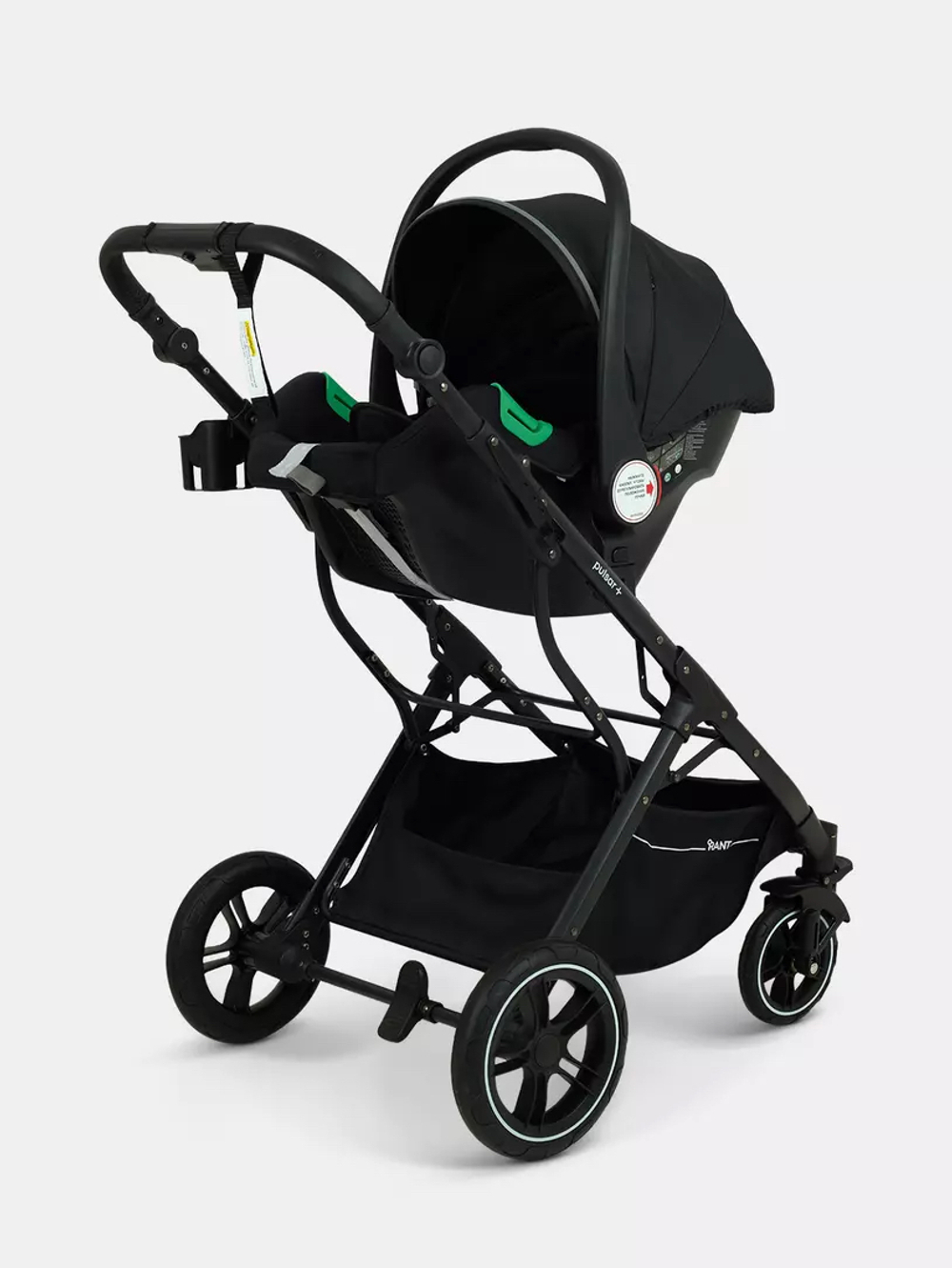 Коляска трансформер 3в1 Rant Basic Pulsar Plus Black