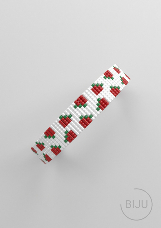 Схема LOOM, Схема браслета на станке, узор из Miyuki Delica 11/0, файл PDF, №405L