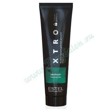Пигмент прямого действия для волос Хвойный, XTRO, Black, Estel, 100 мл.