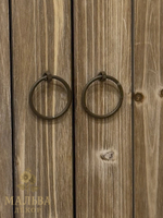 Зеркало "Окно" коричневое 42x4x77 см