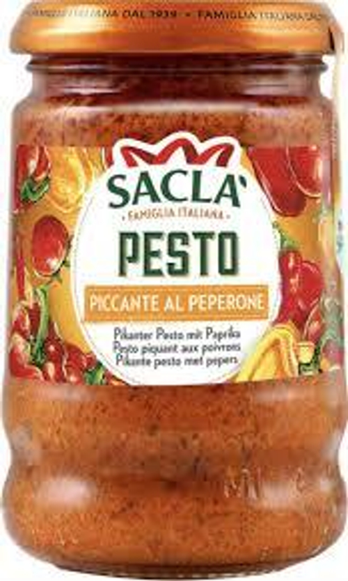 Соус Sacla "Pesto al Peperone" по 190 гр