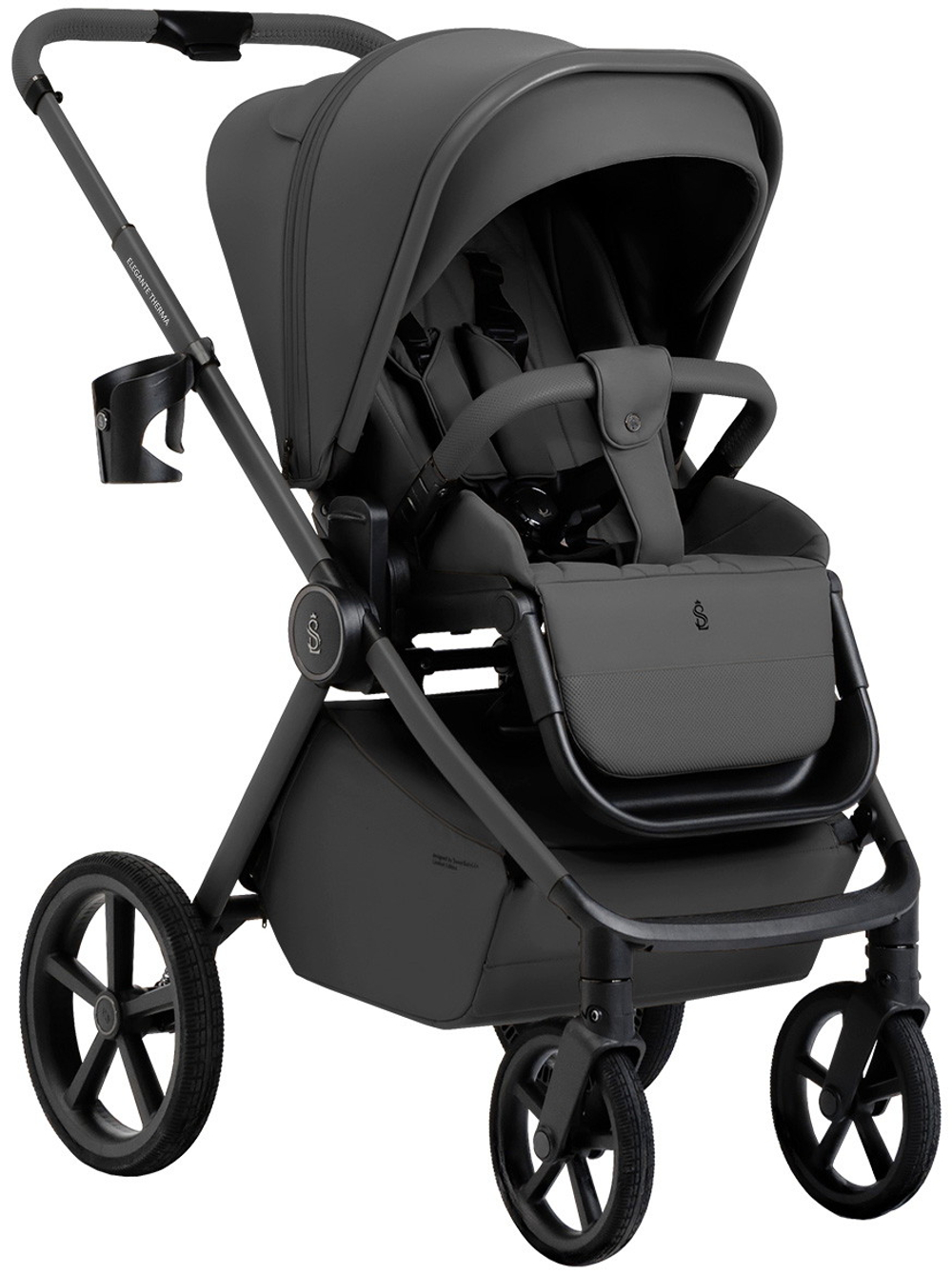 Коляска 3 в 1 Sweet Baby SBL Elegante Therma Colore + автокресло Premier Grey Dark Grey