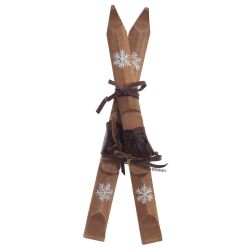 GAEM Изделие декоративное подвесное "Лыжи", L23 W7 H5 см, 2в.