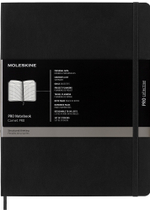 Блокнот в линейку Moleskine Professional Soft (PROPFNTB4SBK) 19х25 см, 192 стр., мягкая обложка, черный