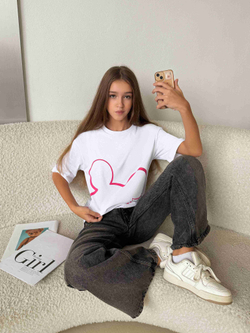 Футболка для девочки маус