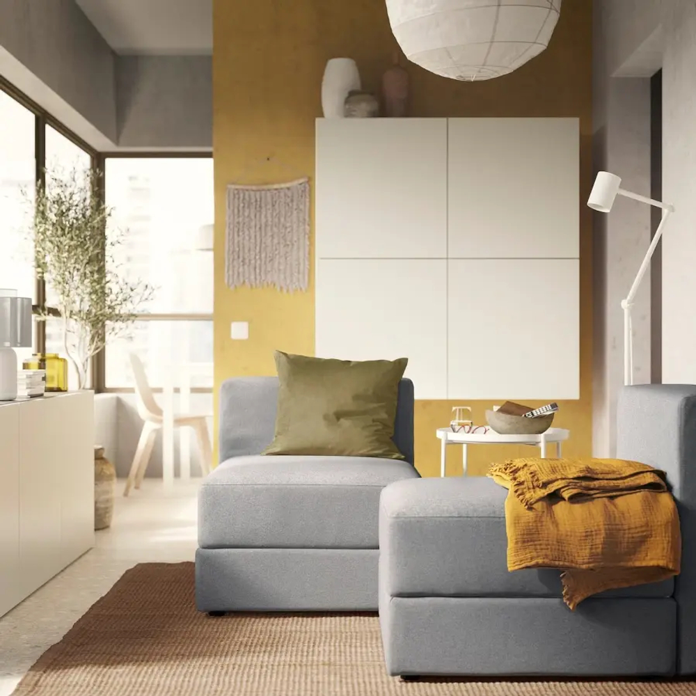 Кресло - IKEA JÄTTEBO/JATTEBO,  70х95х71 см, серый, ЙЕТТЕБО/ЯТТЕБО ИКЕА