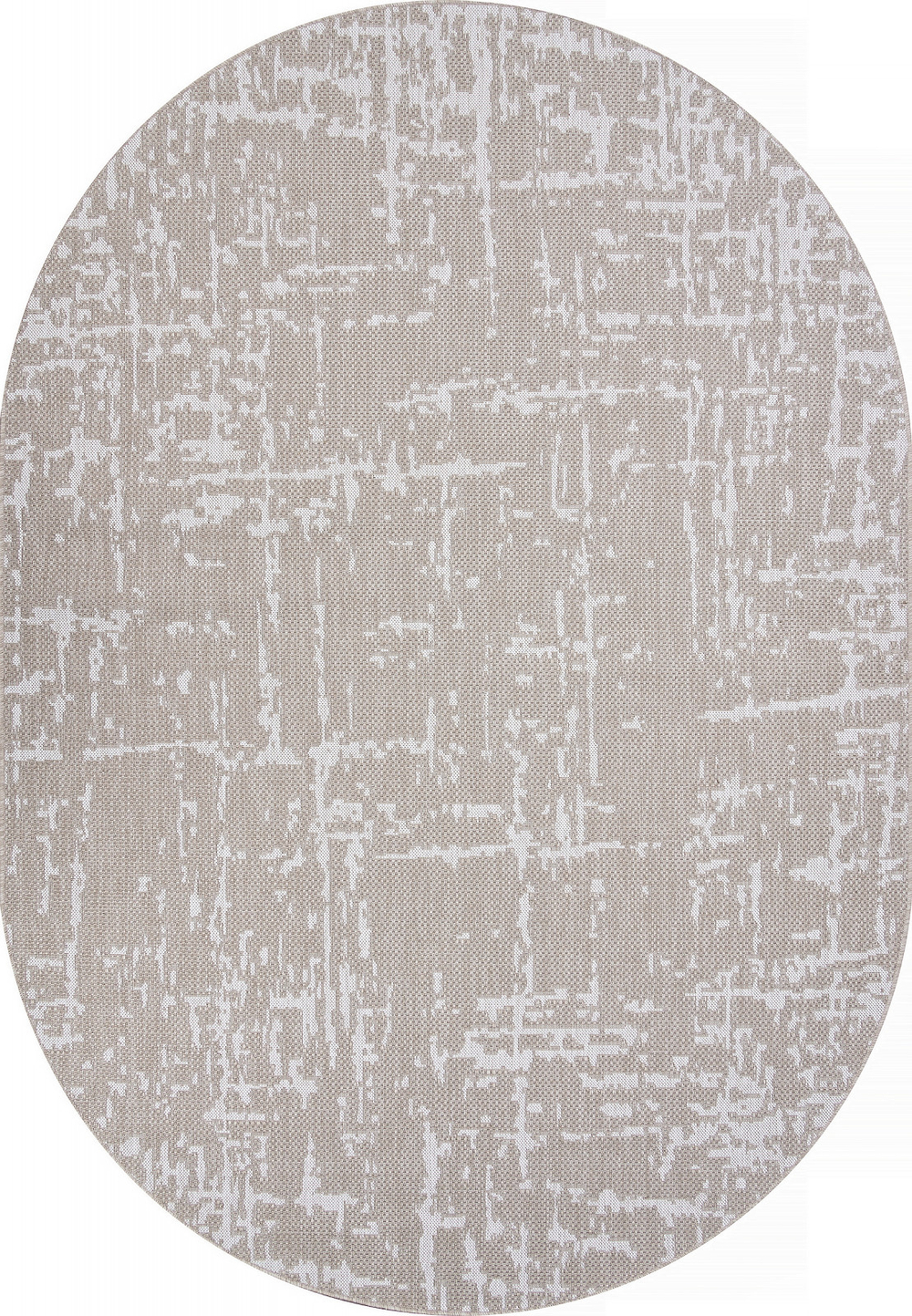 Ковер S136 - BEIGE - Овал - коллекция KAIR размер 100*200 см