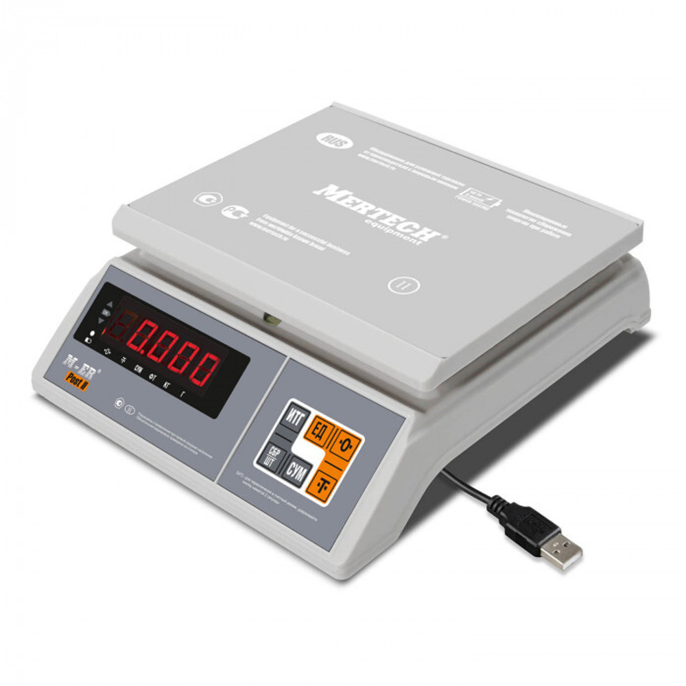 Фасовочные весы Mertech M-ER 326 AFU "Post II" LED (USB-COM)