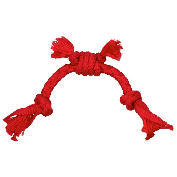 Сенсорный канат Playology PUPPY SENSORY ROPE для щенков мелких и средних пород 8-16 недель с ароматом говядины, цвет красный