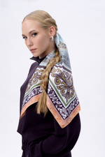 Платок «Связь времен» персиковый