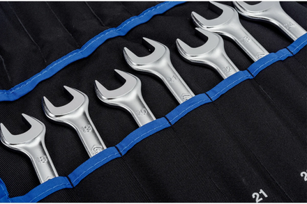 Цена на KING TONY (12D26MRN) Набор комбинированных ключей, 6-32 мм, чехол из теторона, 26 предметов