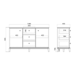 Комод CRYSTAL CR003