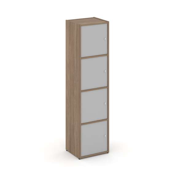 Locker plus Комплект №4 LK.K-004 Дуб Аризона/Серый 408*350*1593