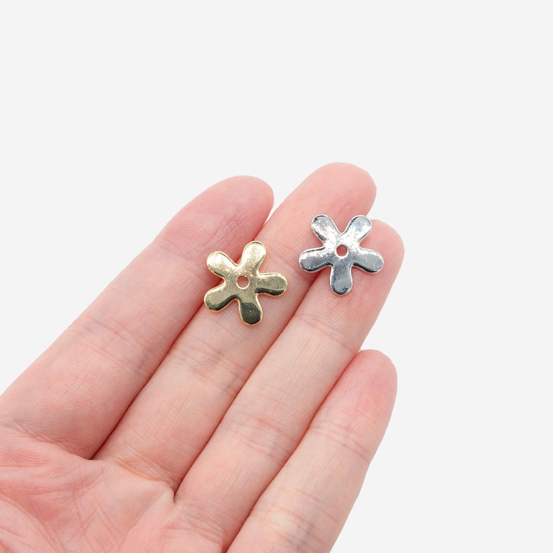 Подвеска "Цветок", 14,4*15мм, позолота