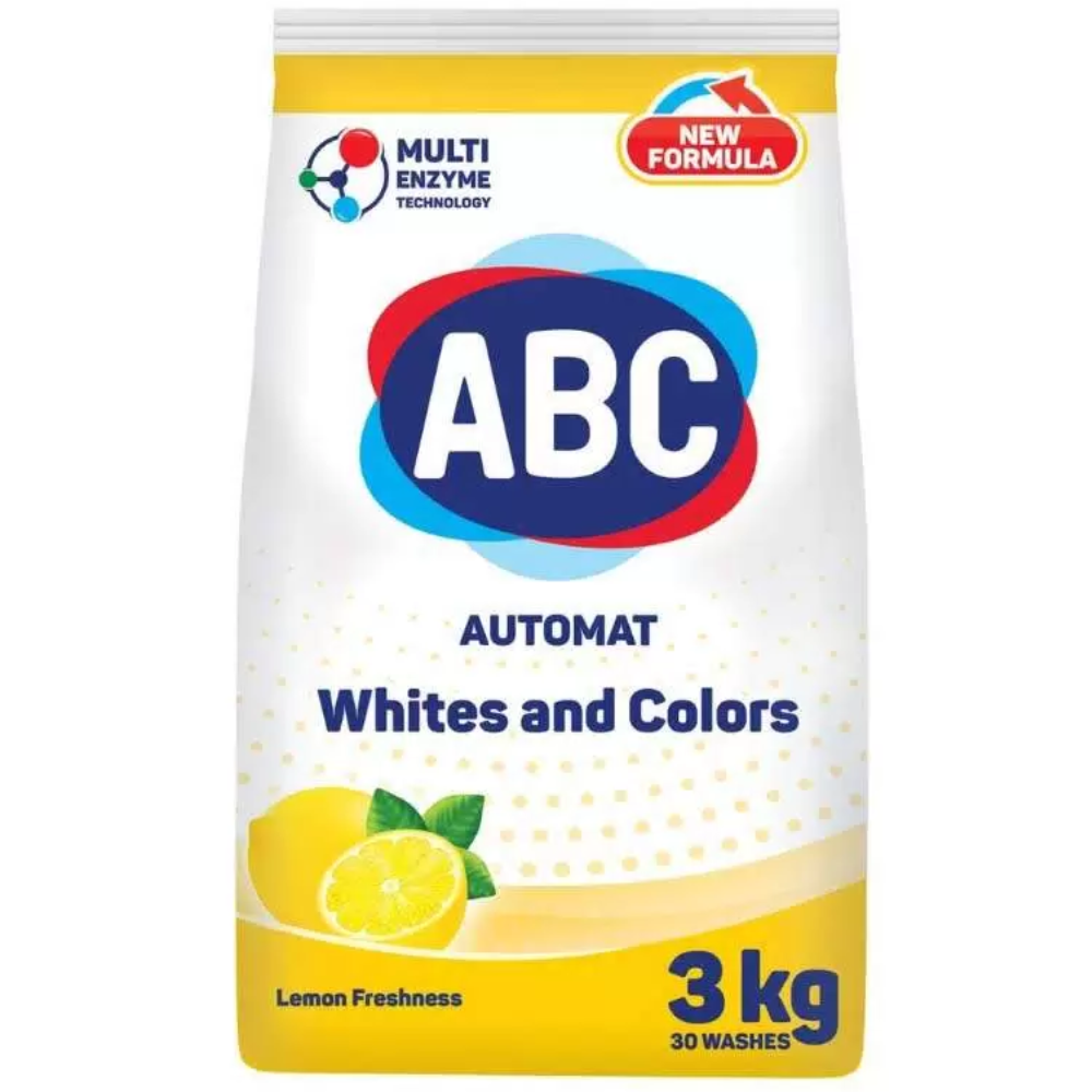 Стиральный порошок ABC Лимон 3 кг