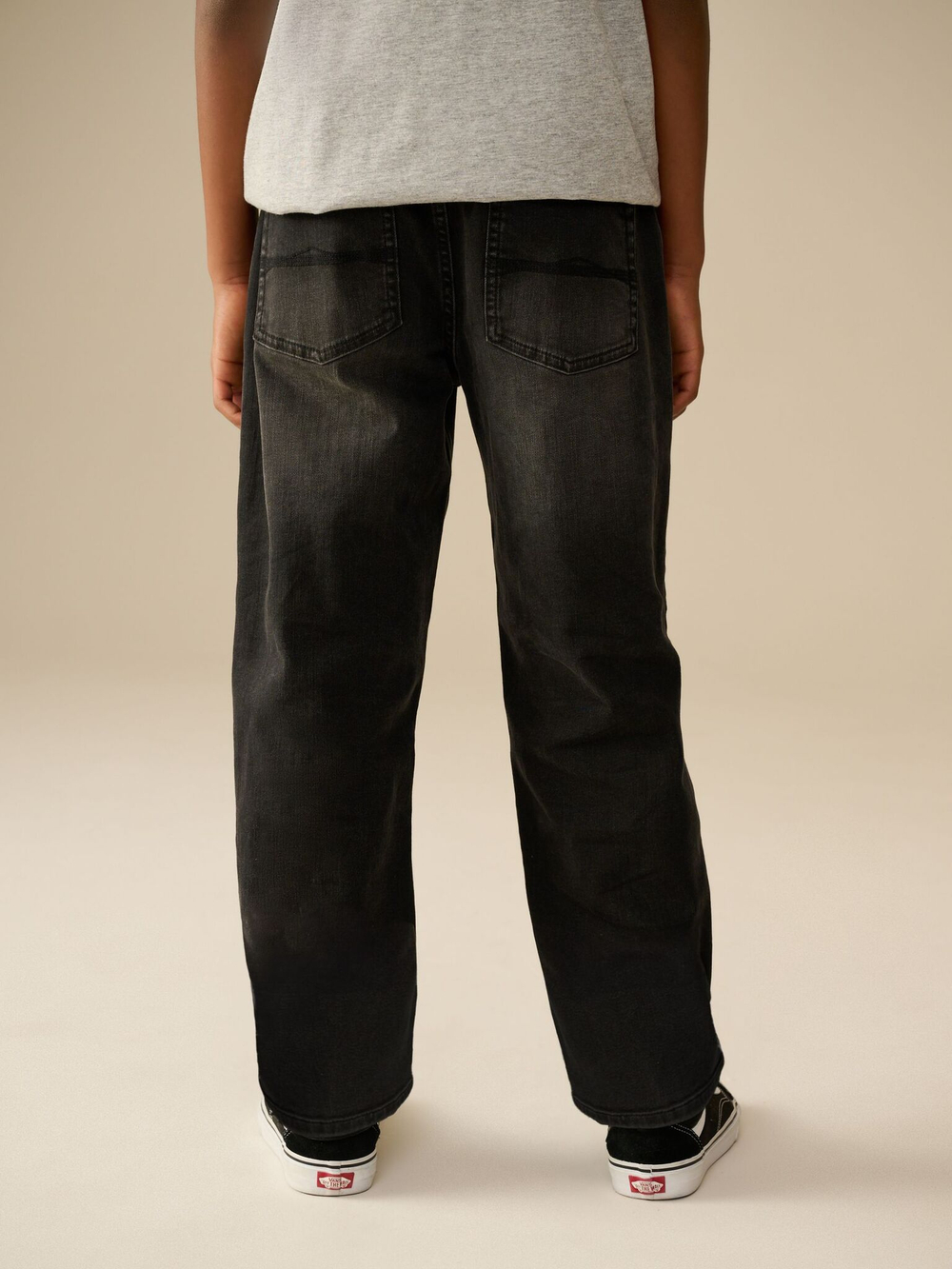 Джинсы стрейч для мальчика Next E42-949, Черный