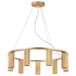 718093 Люстра ROMA 9х28W GU10 (led) ШАМПАНЬ