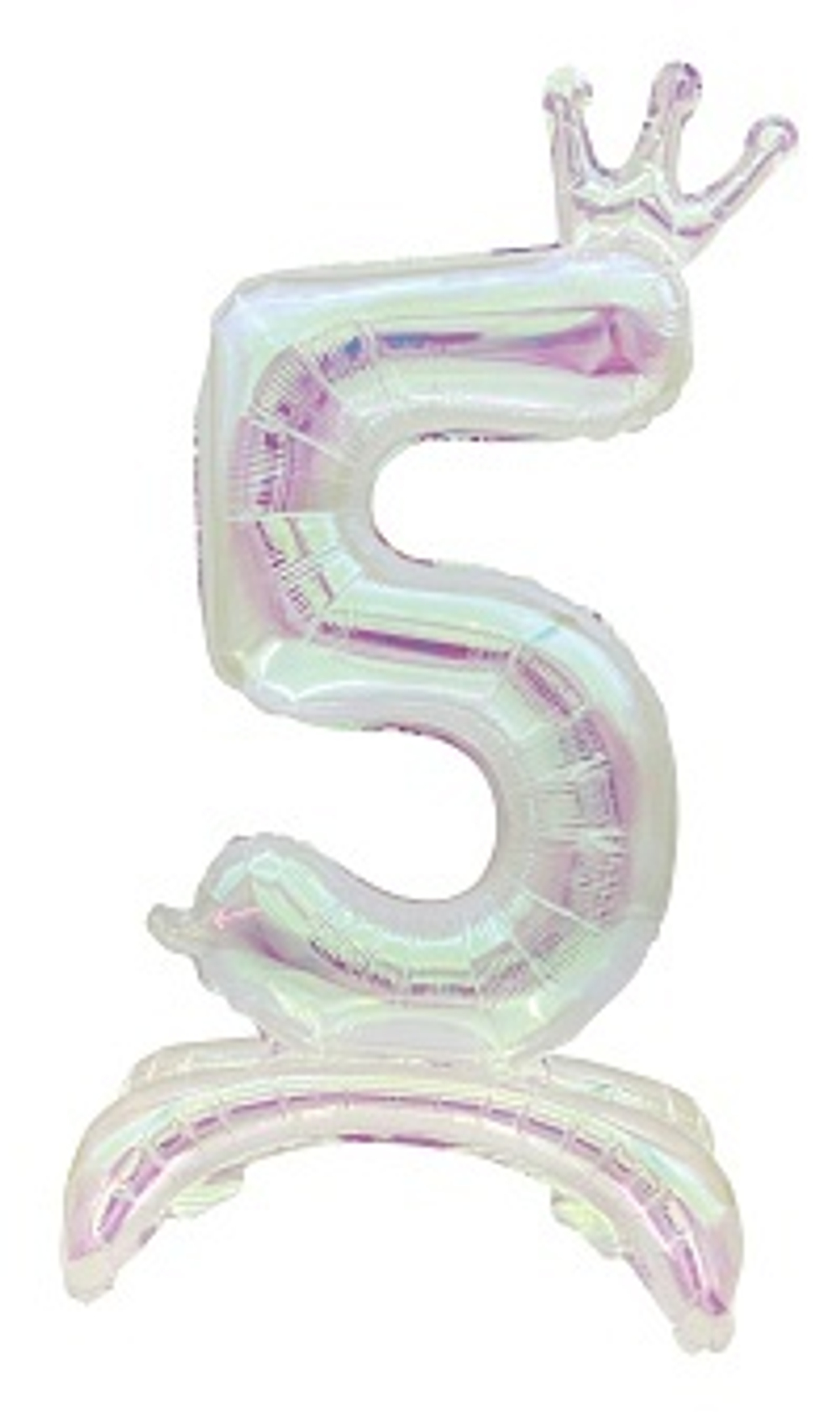 К Цифра 5 Корона на подставке Хамелеон 32''/81 см.