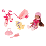 Кукла тип модница с аксесс. коробка 4606