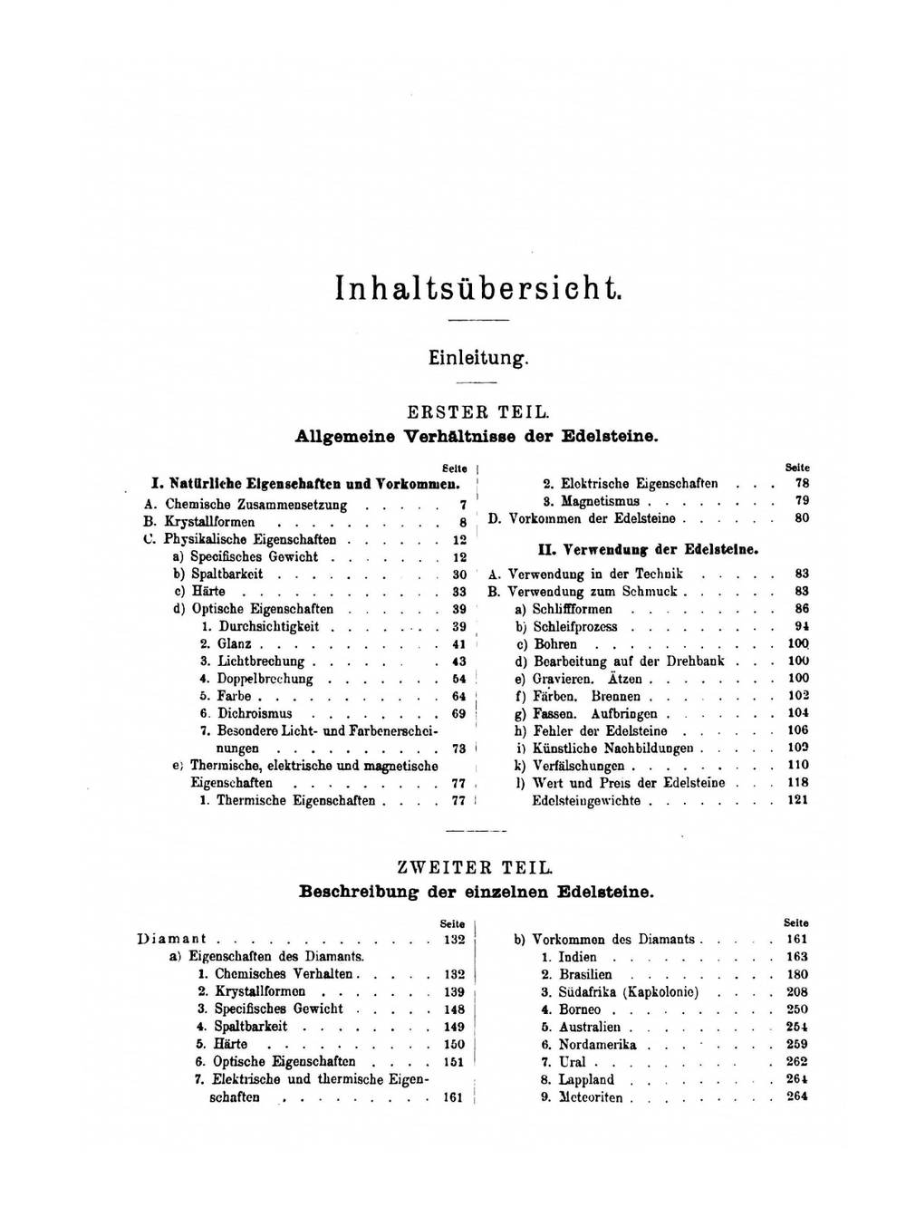 Edelsteinkunde. Tell I, II, III. | M.H. Bauer
