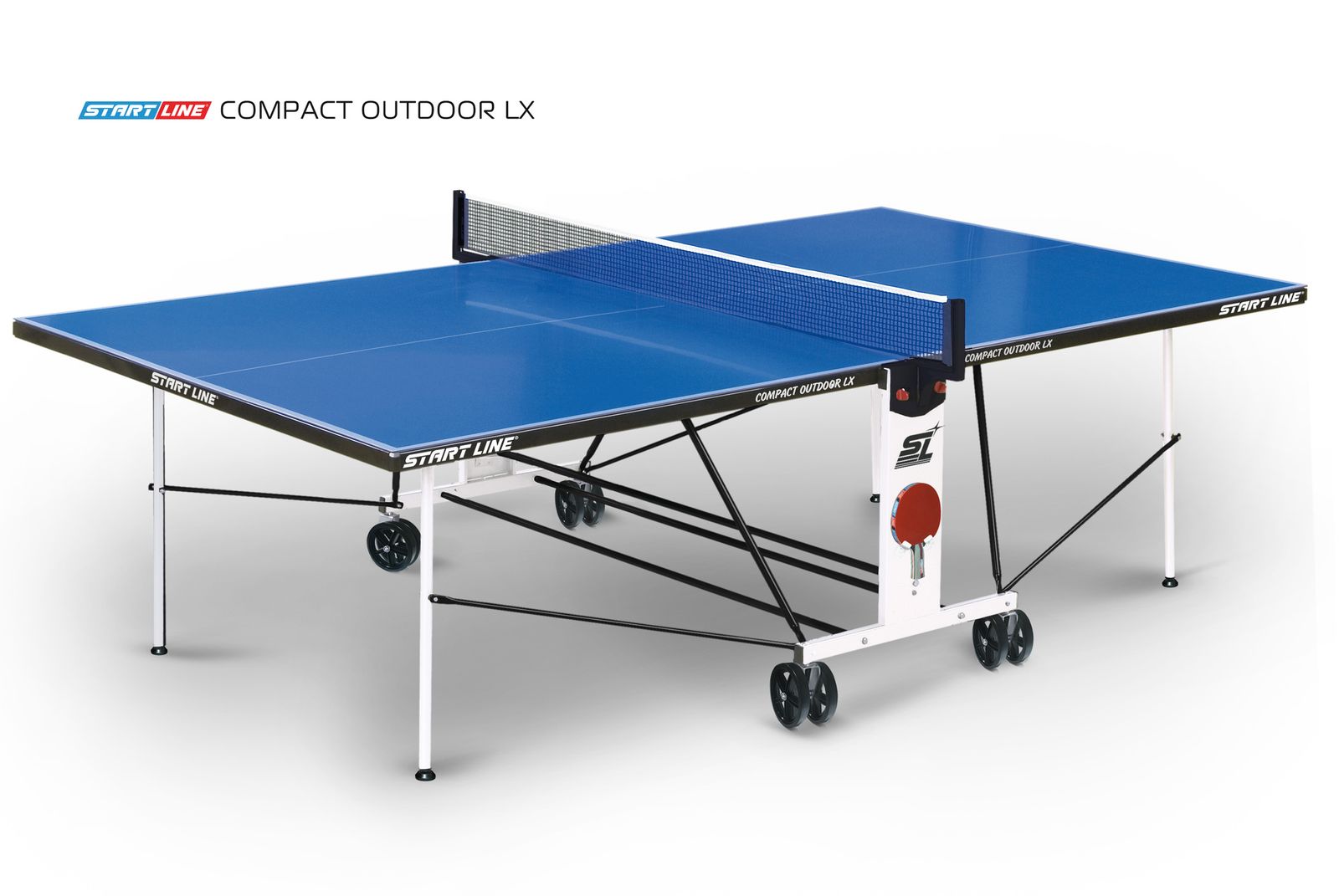 Стол теннисный Start line Compact Outdoor-2 LX BLUE фото №13