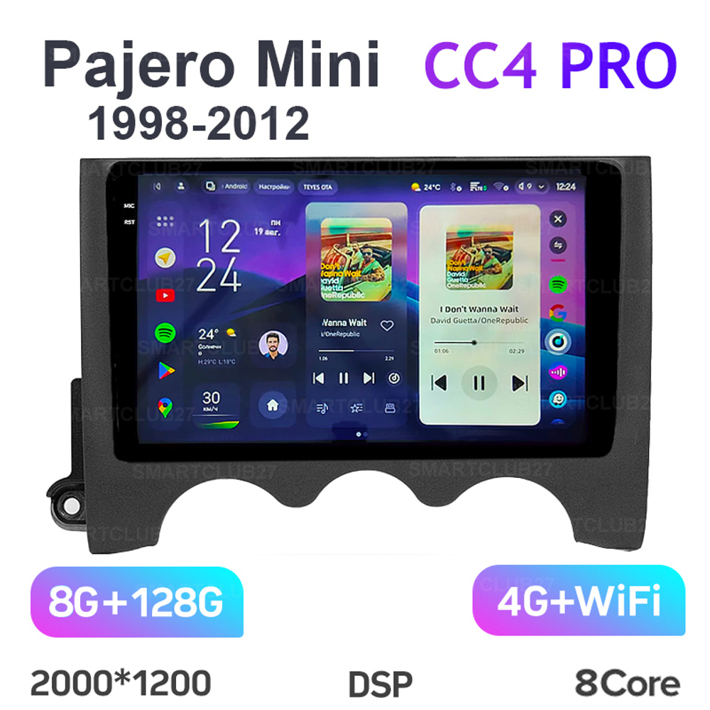 Teyes CC4 Pro 9" для Mitsubishi Pajero Mini 1998-2012