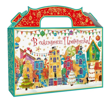 Новогодний подарок "Город чудес" 1000г. Спартак