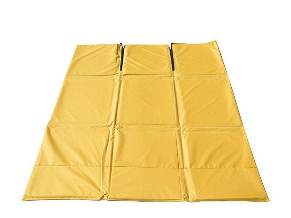 Пол для палатки СТЭК Куб 3, Оксфорд 300, 2,25*2,25 метра, желтый