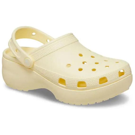 Crocs Classic Platform Clog 'Cream Yellow'