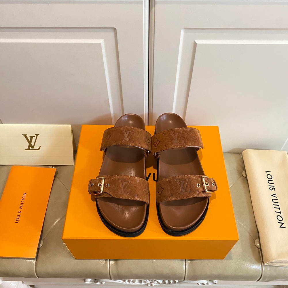 Louis Vuitton Bom Dia Flat Comfort Mule