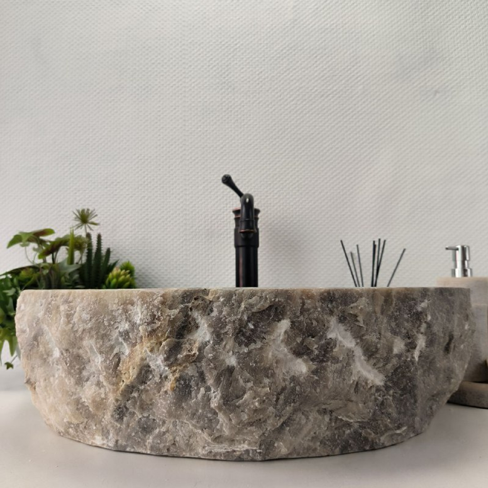 Раковина из оникса Erozy Grey EO-62195 56*46*16 0094