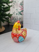 Курочка пасхальеая, фигурка из фарфора