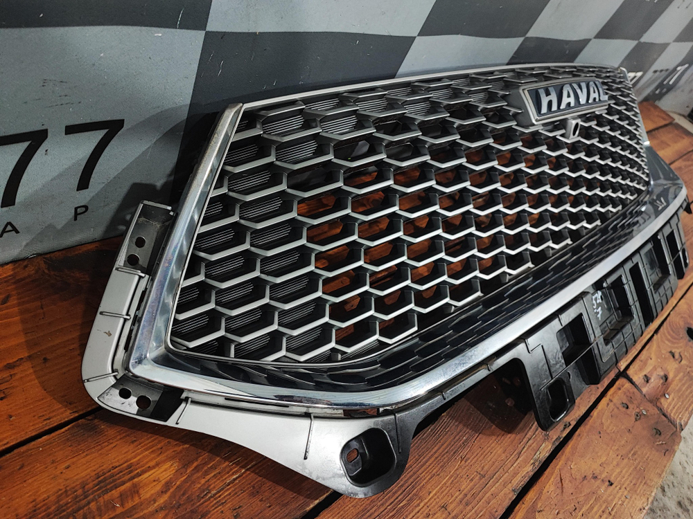 Решетка радиатора Haval F7 1 19-22 Б/У Оригинал 5509107XKQ00A