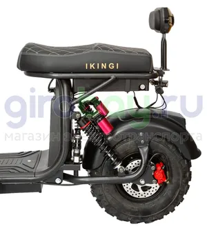 Электроскутер IKINGI X7 PRO OFF-ROAD 3000W - Черный фото 6 фото №8