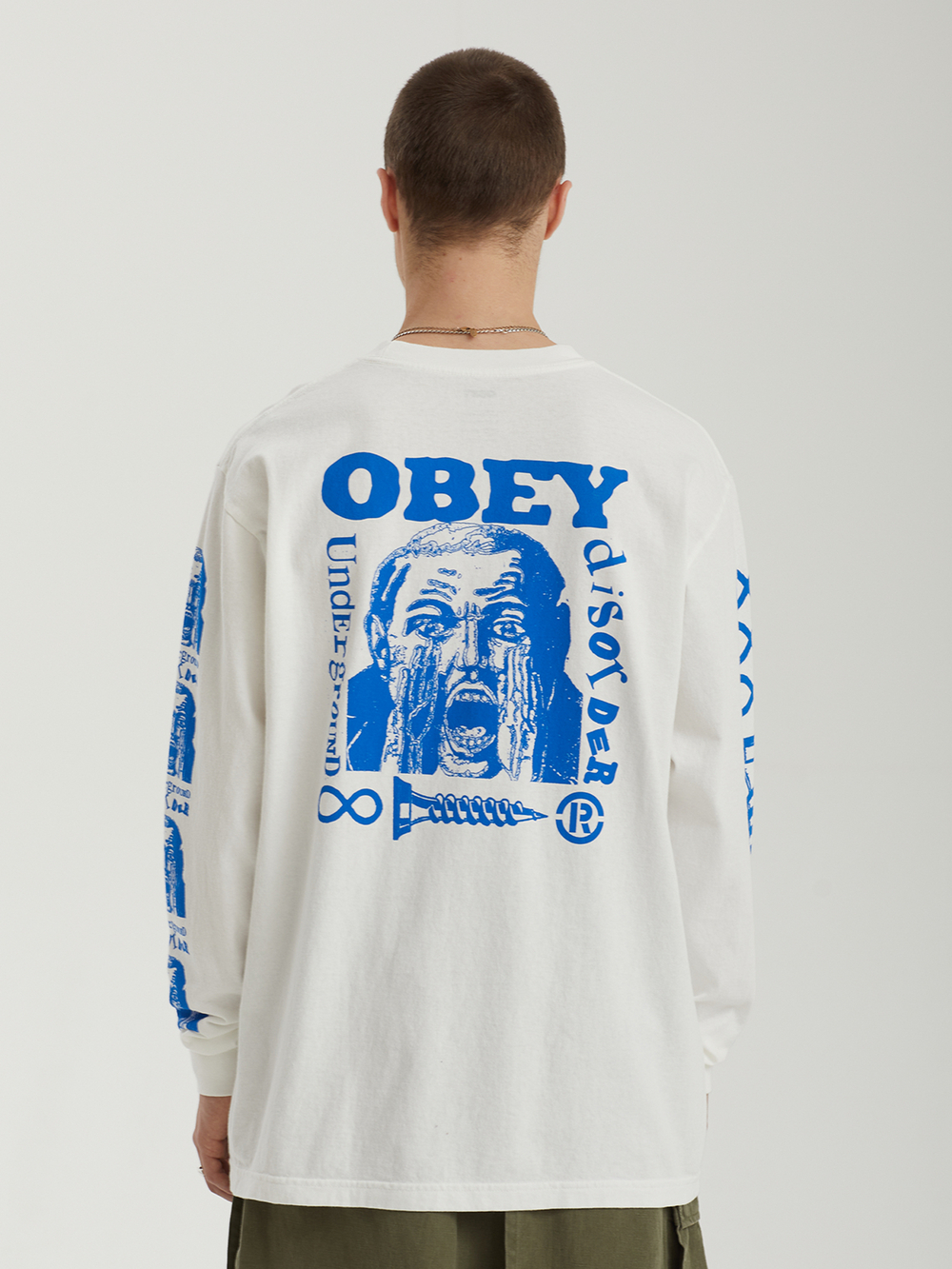 Мужской Лонгслив Obey Underground Disorder