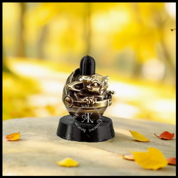 Темлячная бусина "Грогу" для ножей , латунь