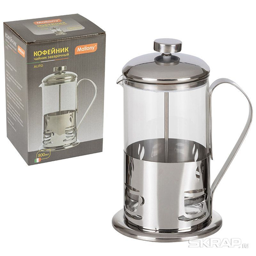 Чайник/кофейник (кофе-пресс) Mallony ALITO 800мл