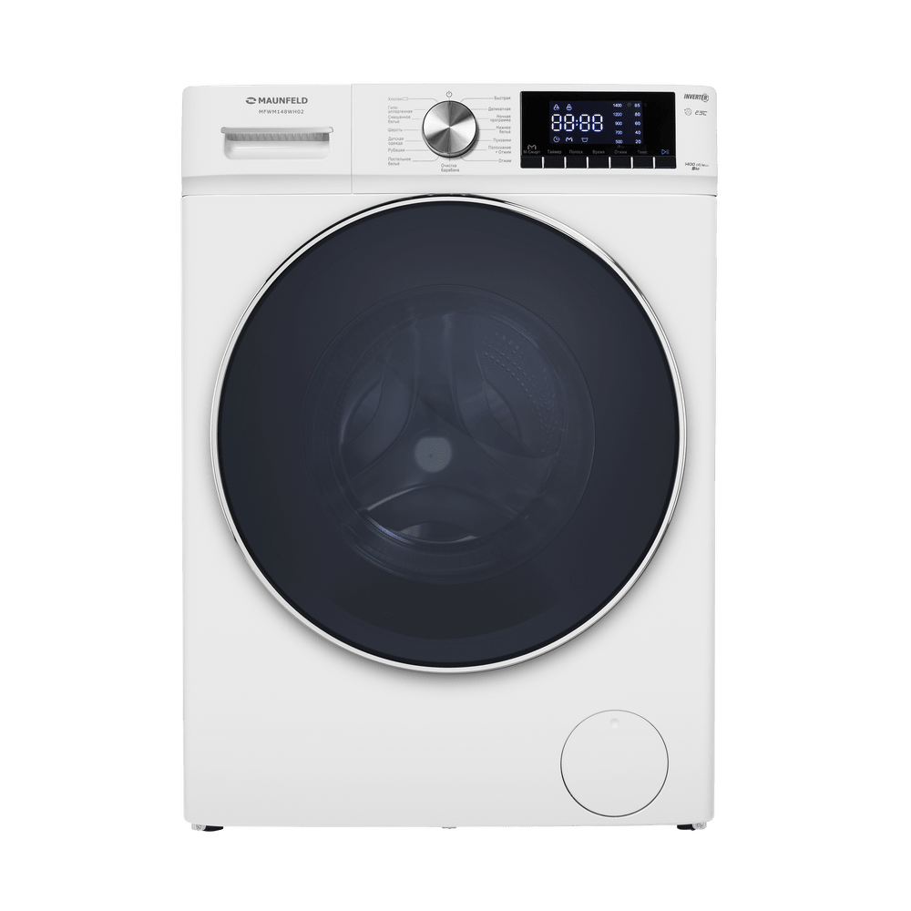 Стиральная машина c инвертором Maunfeld MFWM148WH02 8 кг.