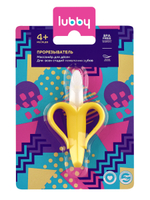 Прорезыватель, банан, от 4 мес., силикон арт.20153