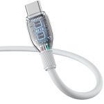 Type-C Кабель Baseus Pudding Fast Charging USB to Type-C 100W - White