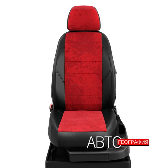 Чехлы на сиденья Fiat Albea (2002-2012) из алькантары